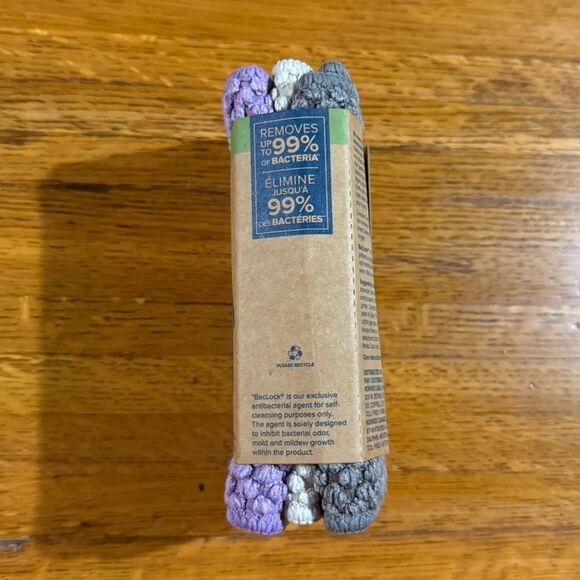 Norwex Counter Cloths Set of 3 Vanilla/mushroom/amethyst NWT - Picture 13 of 14